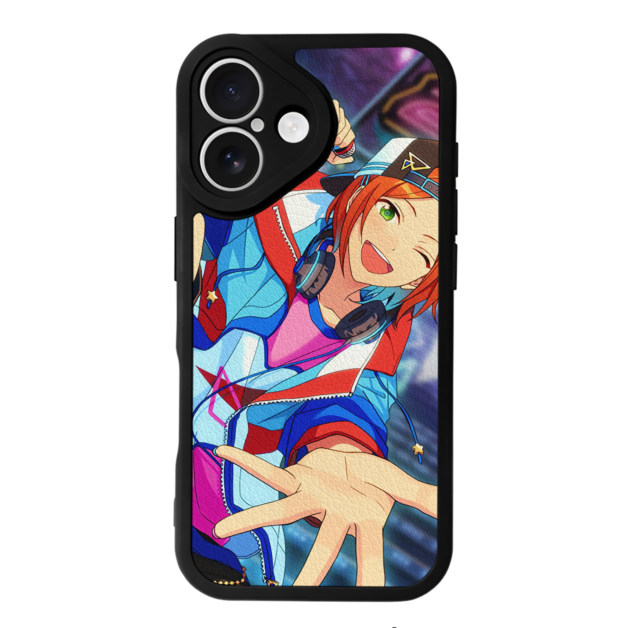 （画像用） あんさんぶるスターズ! Ensemble Stars 【iPhone 16シリーズ対応】シリコンスマホケース（レザー調） 材質：シリコン